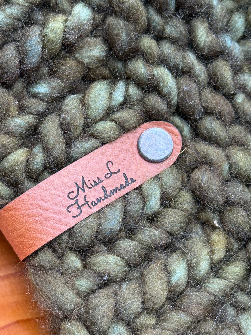 Merino Wool Knit Hat with Faux Fur Pom